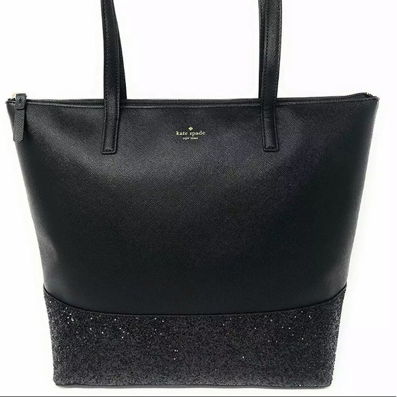 Kate spade penny Greta glitter Black Tote Glitter - Picture 5 of 7